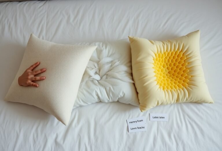 Memory Foam, Down, and Latex Pillows Explained