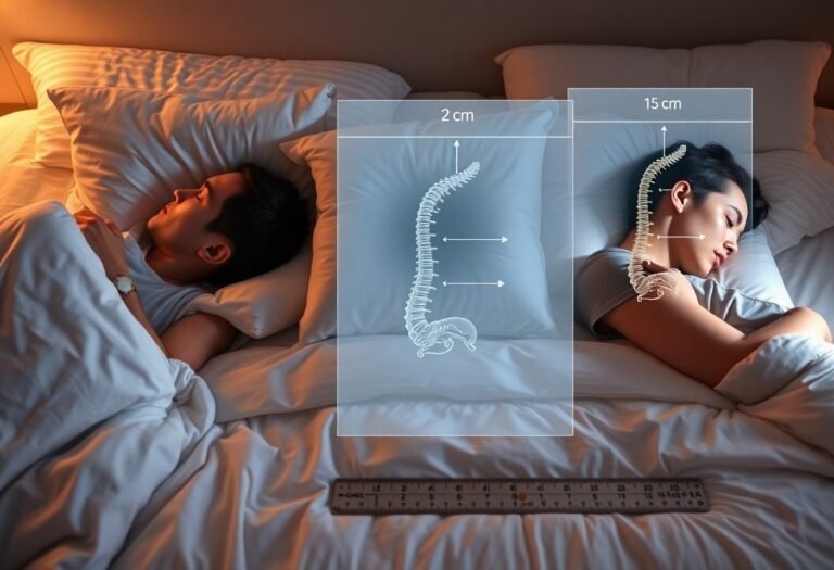How Pillow Height Affects Your Neck and Spine Alignment